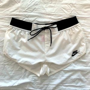 White Nike Women’s Running Shorts. Size Small.